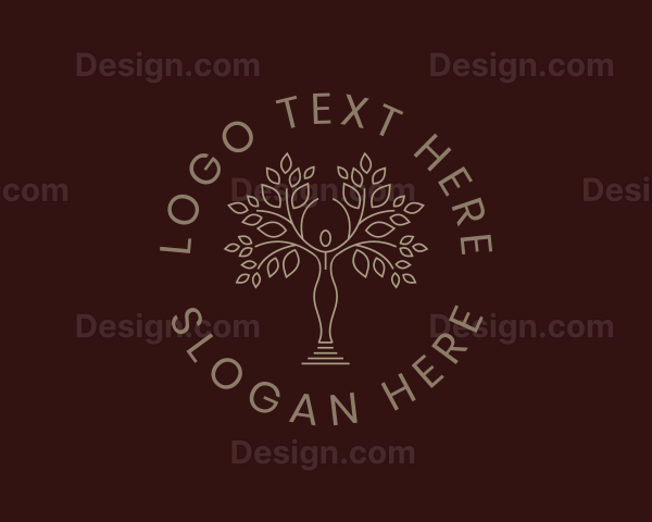 Organic Tree Woman Logo