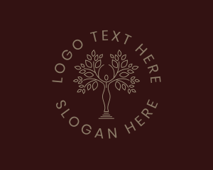 Organic Tree Woman logo