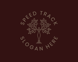 Organic Tree Woman logo