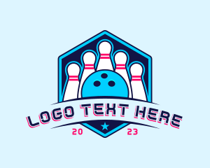 Bowling Sports Championship logo design