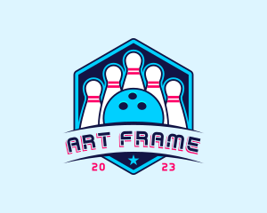 Bowling Sports Championship logo design