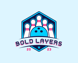 Bowling Sports Championship logo design