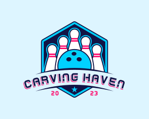 Bowling Sports Championship logo design