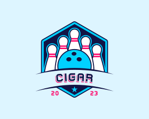 Bowling Sports Championship logo design