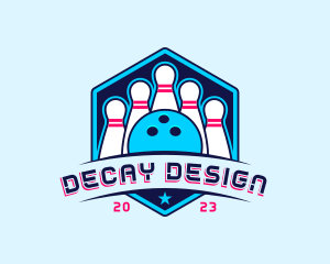 Bowling Sports Championship logo design