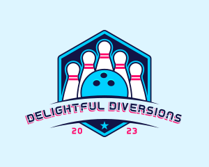 Bowling Sports Championship logo design