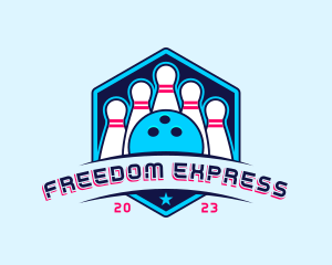 Bowling Sports Championship logo design