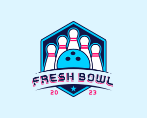 Bowling Sports Championship logo design