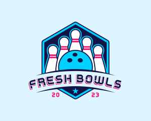 Bowling Sports Championship logo design