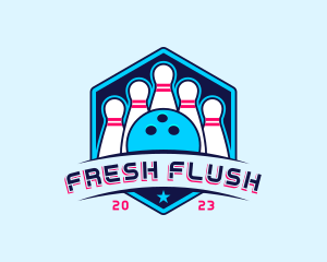 Bowling Sports Championship logo design