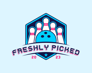 Bowling Sports Championship logo design