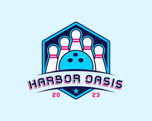 Bowling Sports Championship logo design