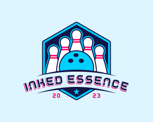 Bowling Sports Championship logo design