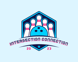 Bowling Sports Championship logo design