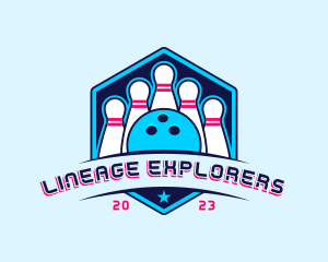 Bowling Sports Championship logo design