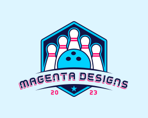 Bowling Sports Championship logo design