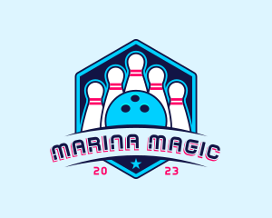 Bowling Sports Championship logo design