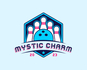 Bowling Sports Championship logo design