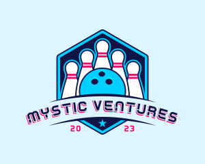 Bowling Sports Championship logo design