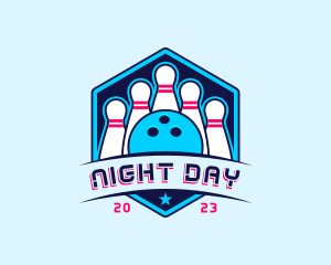 Bowling Sports Championship logo design