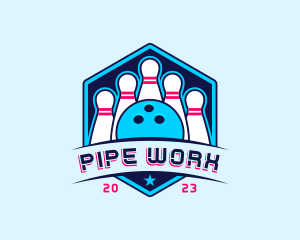 Bowling Sports Championship logo design