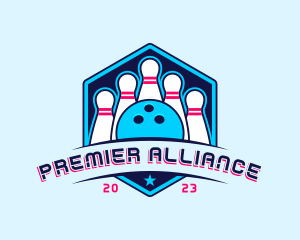 Bowling Sports Championship logo design