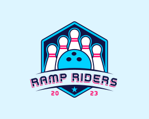 Bowling Sports Championship logo design