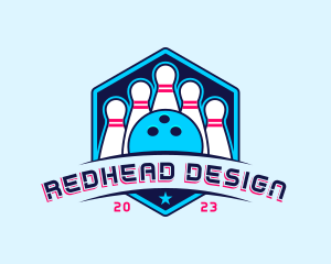 Bowling Sports Championship logo design