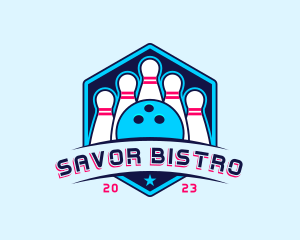 Bowling Sports Championship logo design