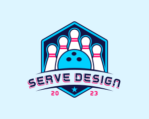 Bowling Sports Championship logo design