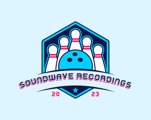 Bowling Sports Championship logo design