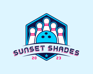 Bowling Sports Championship logo design