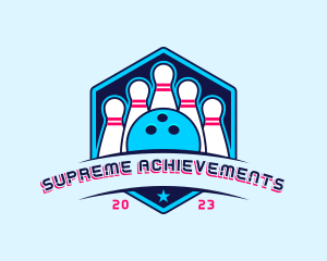 Bowling Sports Championship logo design