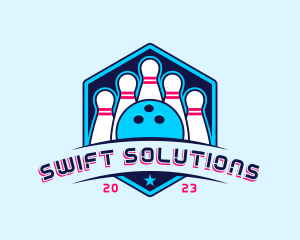 Bowling Sports Championship logo design