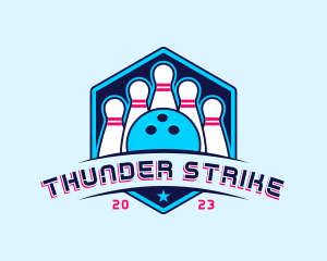 Bowling Sports Championship logo design