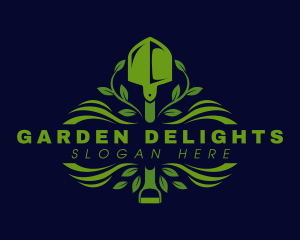 Farming Garden Shovel logo design