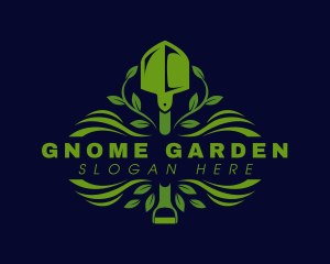 Farming Garden Shovel logo design