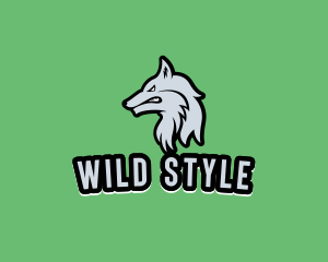 Wild Wolf Animal logo design