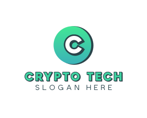 Digital Crypto Technology logo design