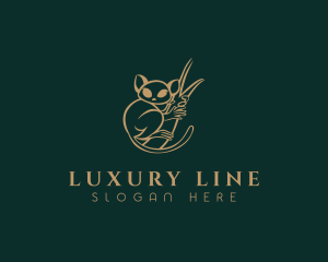 Luxurious Primate Tarsier logo design