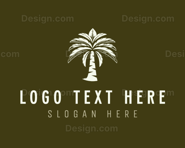 Palm Tree Planting Logo