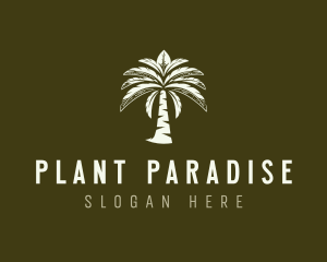 Palm Tree Planting logo design