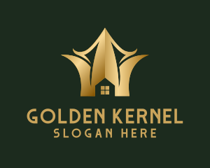 Golden Crown Realty  logo design