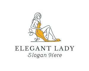Sexy Sitting Lady logo