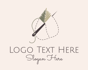 Leaf Stitch Needle logo