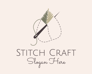 Leaf Stitch Needle logo