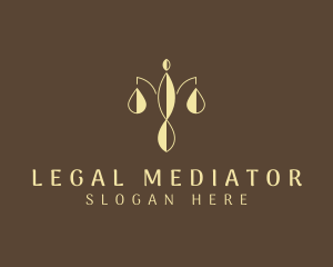 Court Scale Law Firm logo design