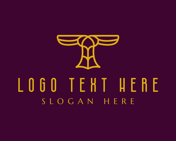 Totem Pole logo example 1