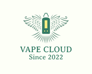 Vape Mod Eagle Wings logo design