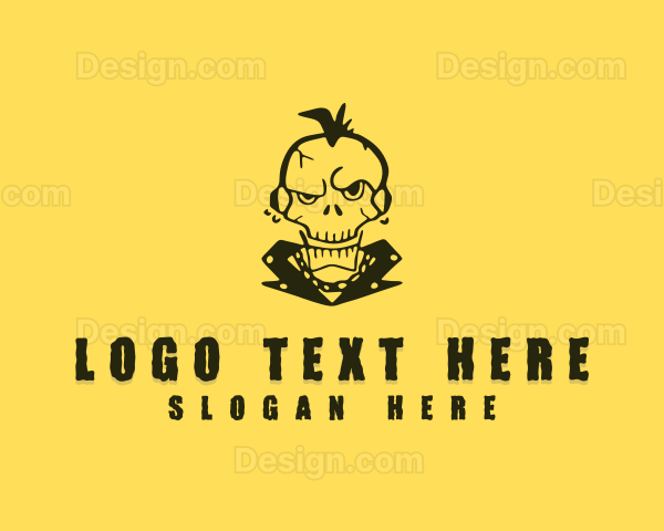 Skull Rock Brand Logo